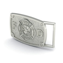 Fire Fighter Buckle-Call of Duty- White Metal
