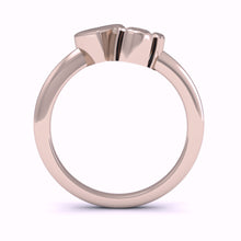 My Heart Belongs to a Firefighter Ring in Rose Gold
